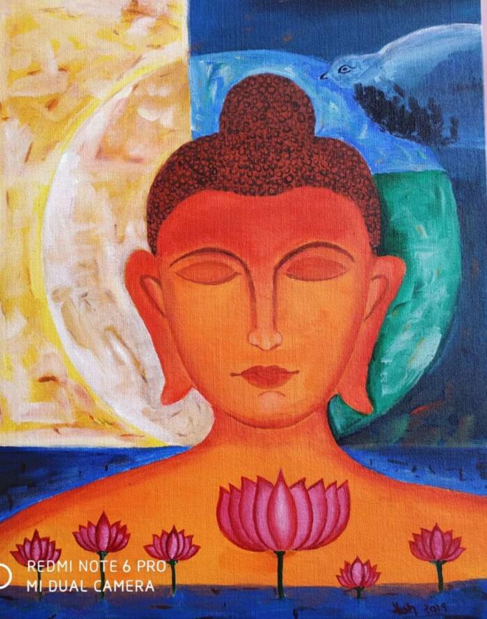 Lord Buddha (Painting)